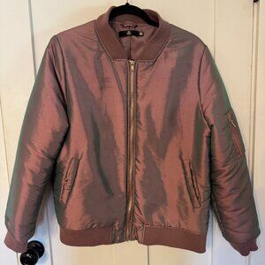 Metallic Bomber Jacket
